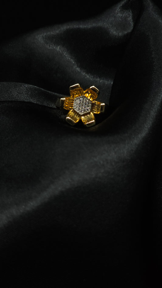 Ring mit Blumensiegel